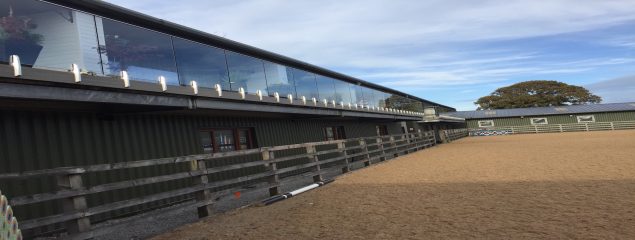 Glass Balustrade for local horse stud